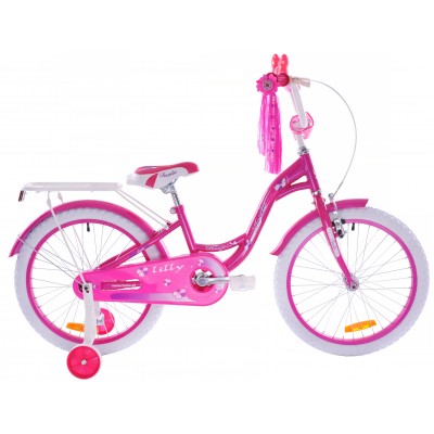 Detský bicykel 20 Fuzlu Lilly ružový